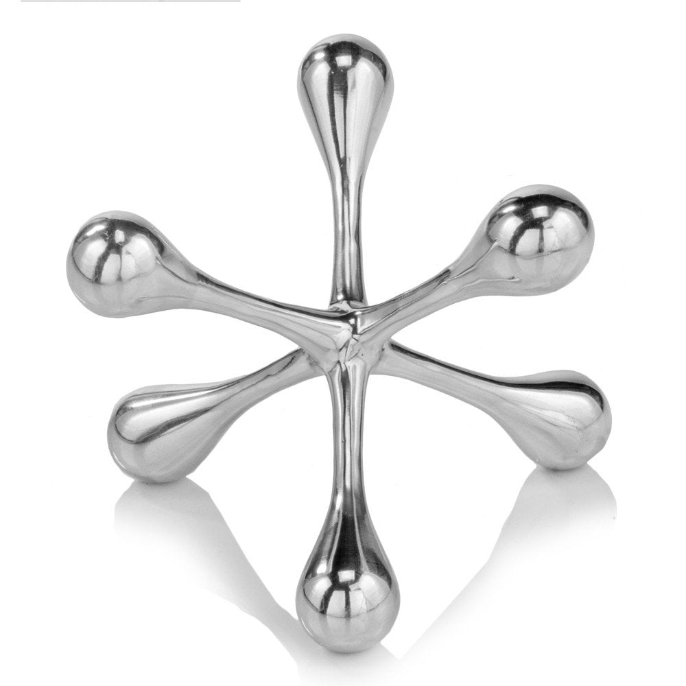 5" Silver Finish Decorative Jack