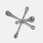 7" Silver Buffed Aluminum Decorative Jack