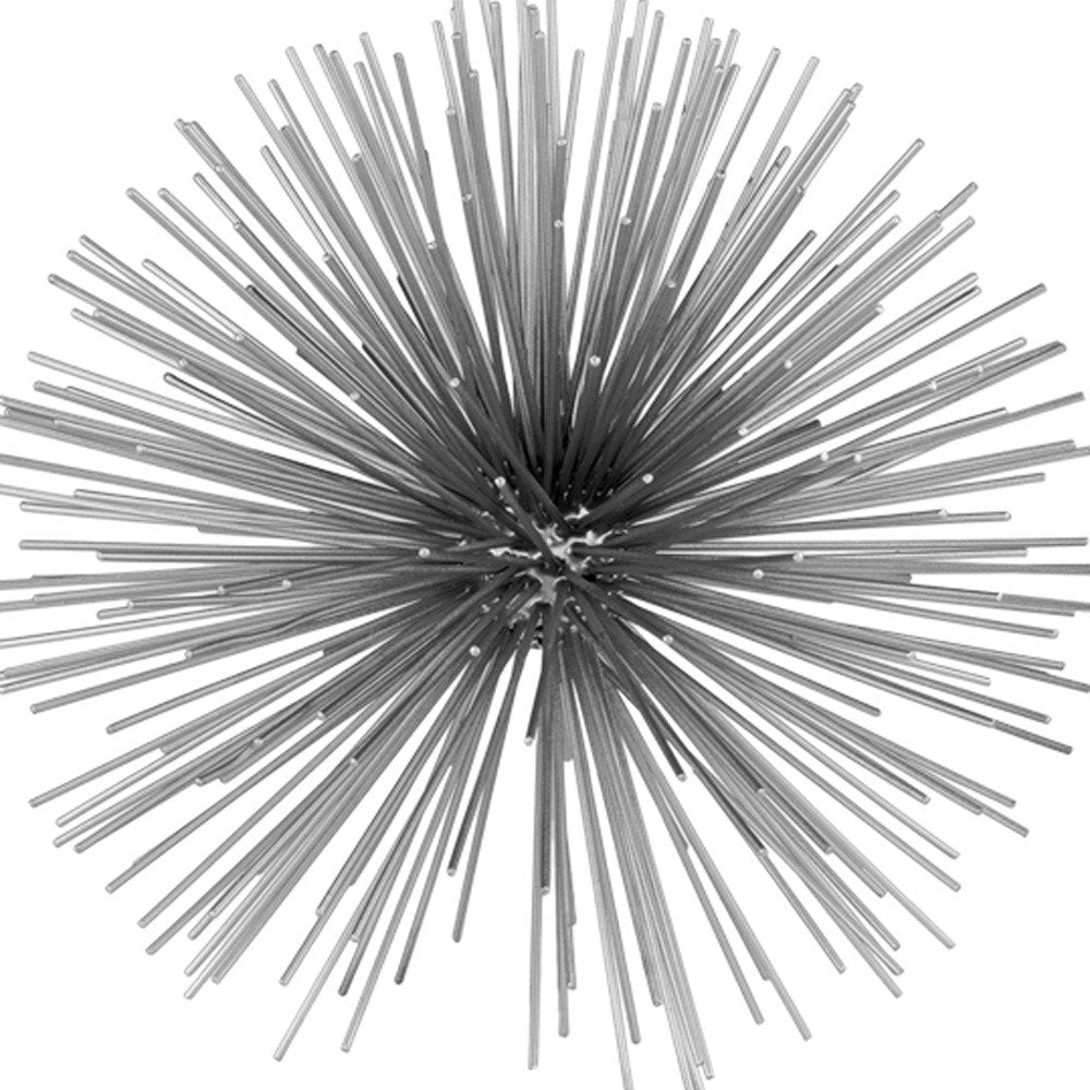 10" Antique Gold Finish Large Urchin Sphere