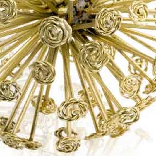 Set of Two Silver Cast Iron Decorative Orb