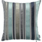 Set Of 2 Blue Variegated Stripe Decorative Pillow Covers