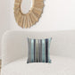 Set Of 2 Blue Variegated Stripe Decorative Pillow Covers