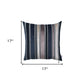 Set Of 2 Midnight Variegated Stripe Decorative Pillow Covers