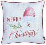 18"X18" Merry Christmas Printed Decorative Throw Pillow Cover