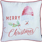 18"X18" Merry Christmas Printed Decorative Throw Pillow Cover