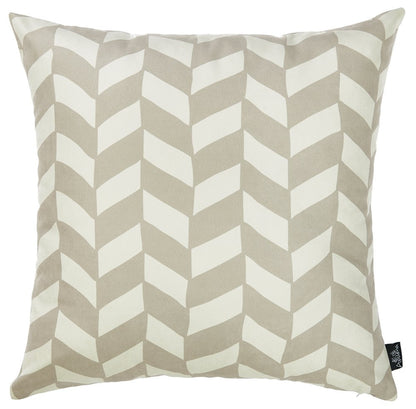 18"X18"Gray Olive Towers Decorative Throw Pillow Cover Printed