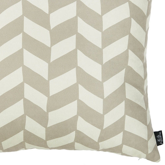 18"X18"Gray Olive Towers Decorative Throw Pillow Cover Printed