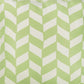 18" Green and White Geometric Throw Pillow Cover