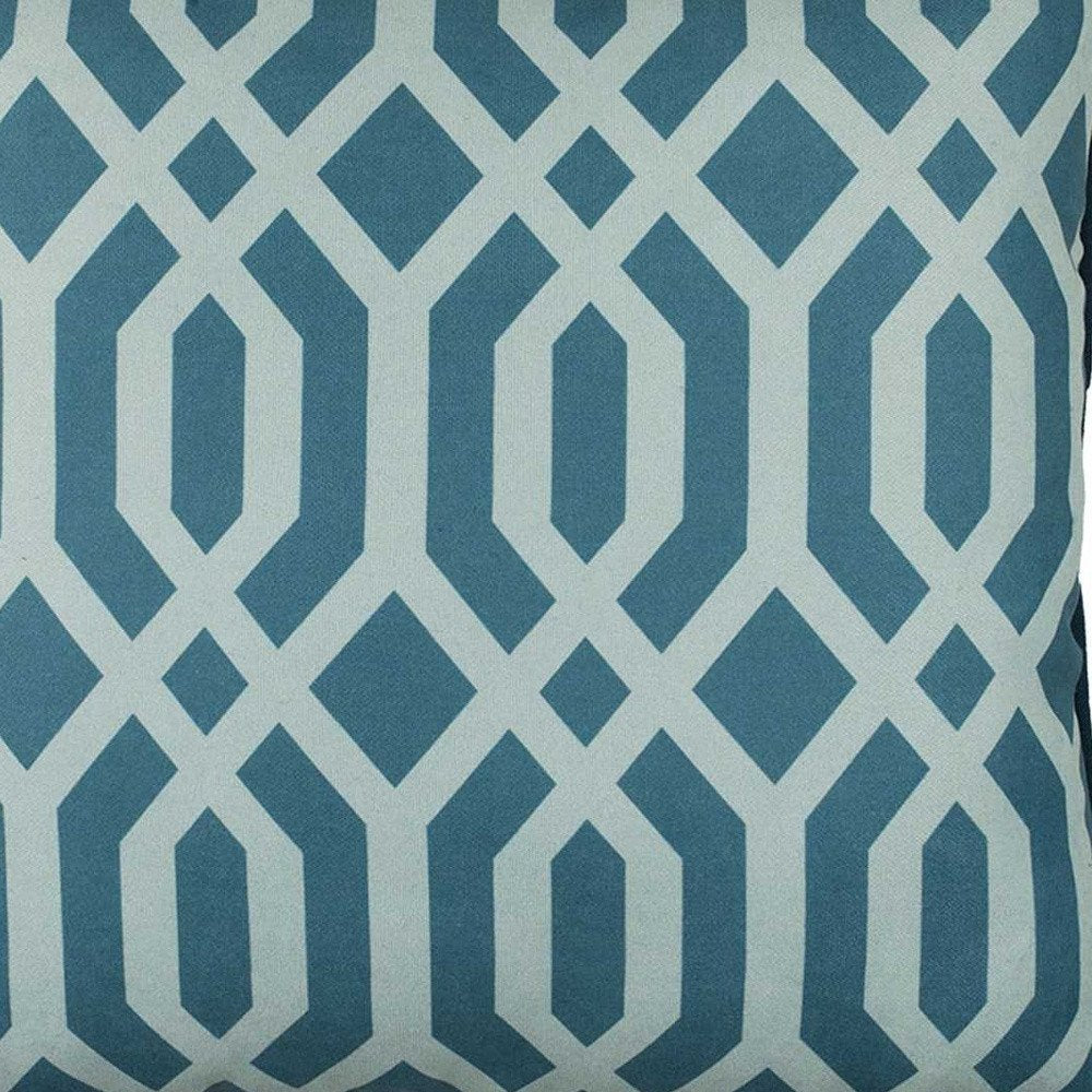 18" Teal Throw Pillow Cover