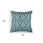 18" Teal Throw Pillow Cover