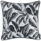 17" Black and White Throw Pillow Cover