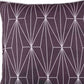 18" Purple and White Throw Pillow Cover