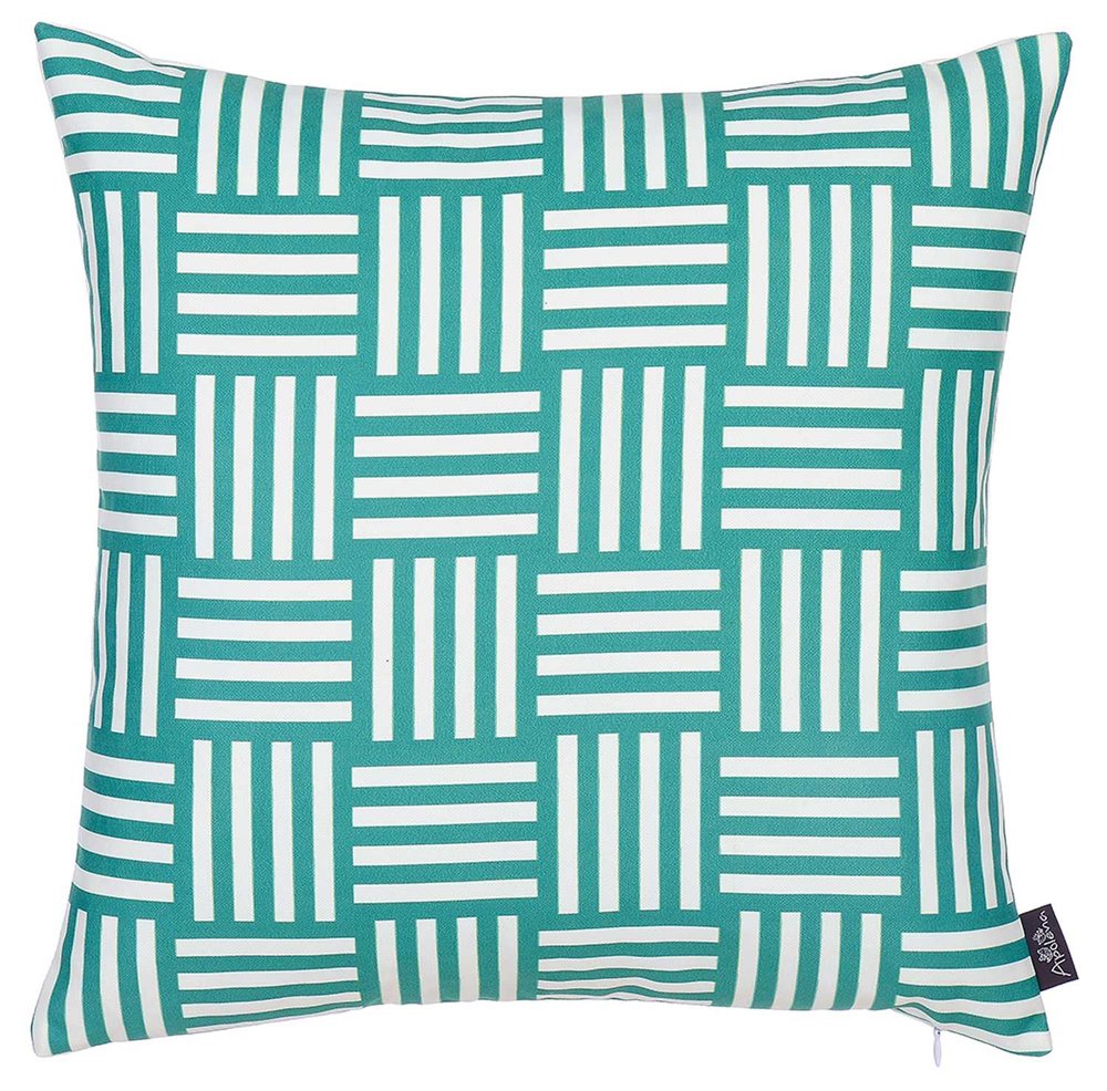 18"X18" Memphis Printed Decorative Throw Pillow Cover