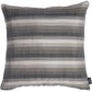 17" Gray and White Throw Pillow Cover