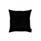 Set of Two 20" Black Throw Pillow Covers
