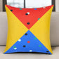 18"X18" Memphis Square Printed Decorative Throw Pillow Cover