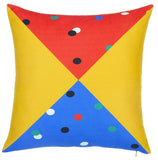 18"X18" Memphis Square Printed Decorative Throw Pillow Cover