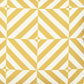 18" Yellow and White Throw Pillow Cover