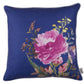18" Blue Fabric Throw Pillow Cover