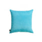 Set of Two 18" Aqua Fabric Throw Pillow Covers