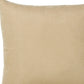 Set of Two 18" Beige Throw Pillow Covers