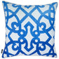 18" Blue Throw Pillow Cover