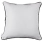 18"X18" Scandi Square Geo Printed Decorative Throw Pillow Cover