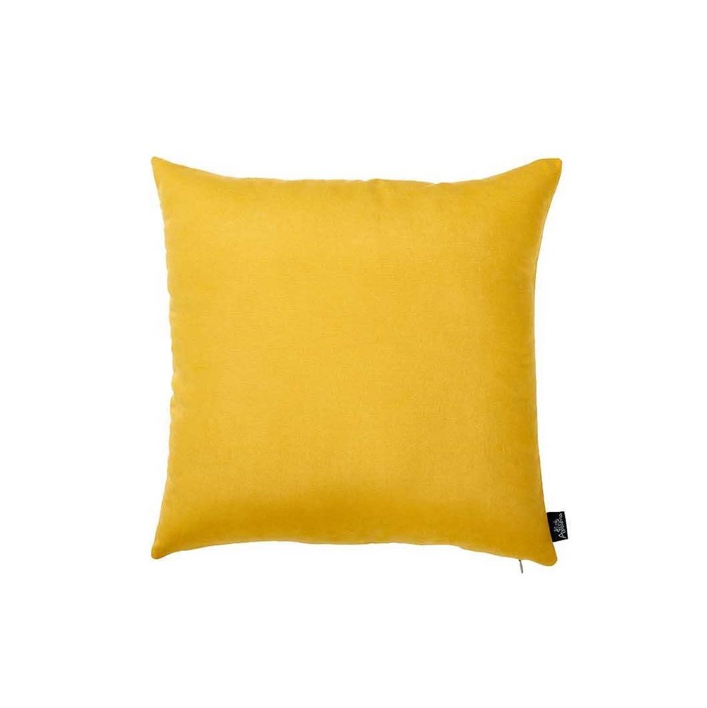 Set of Two 20" Yellow Throw Pillow Covers