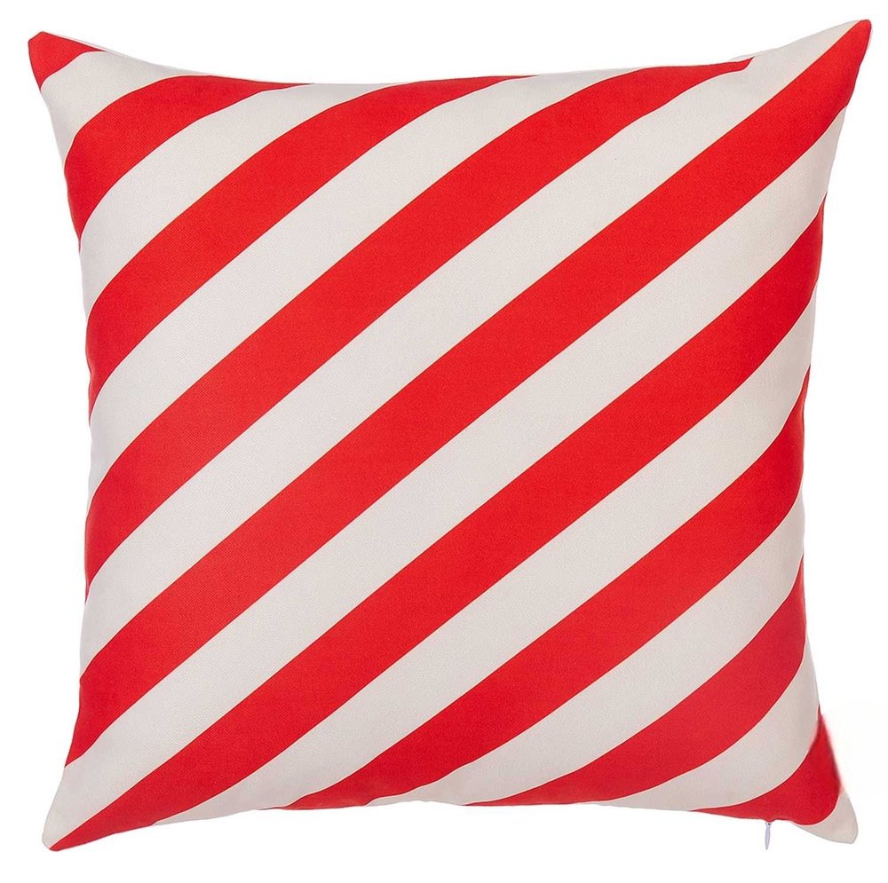 18"X18" Memphis Square Printed Decorative Throw Pillow Cover