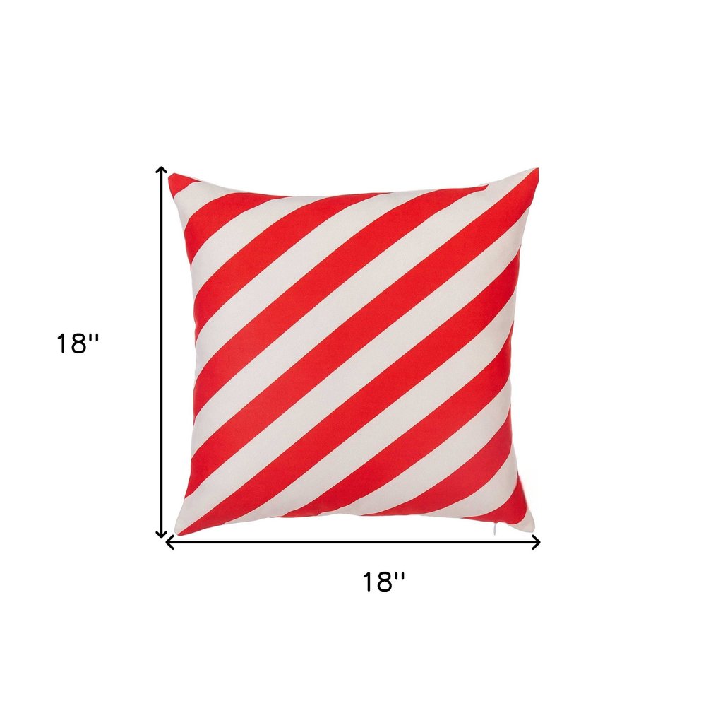 18"X18" Memphis Square Printed Decorative Throw Pillow Cover