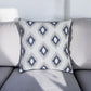 17" Blue and Gray Throw Pillow Cover
