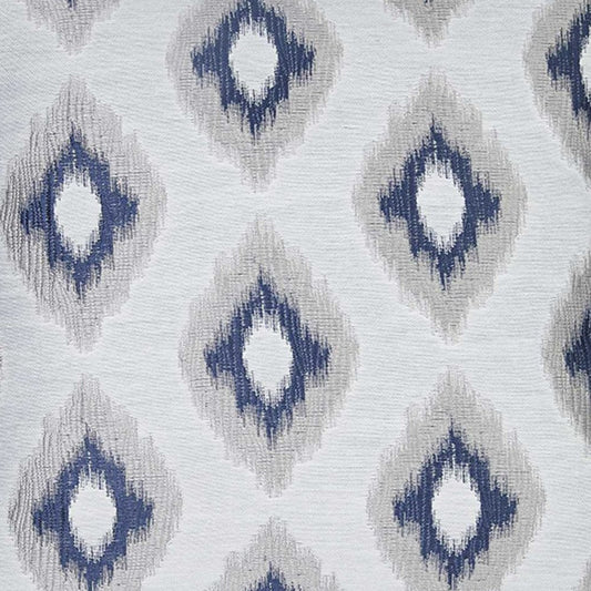 17" Blue and Gray Throw Pillow Cover