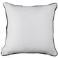18" Black and White Throw Pillow Cover