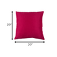 Set Of 2 Pink Brushed Twill Decorative Throw Pillow Covers