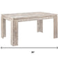 36" Taupe Dining Table