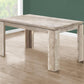 36" Taupe Dining Table