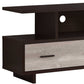47" Wood Brown Cabinet Enclosed Storage TV Stand