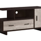 47" Wood Brown Cabinet Enclosed Storage TV Stand