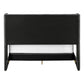 Solid Wood Queen Tufted Gray Upholstered Velvet Bed With Nailhead Trim