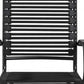 Black Adjustable Swivel Bungee Rolling Office Chair