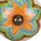 Set of Twelve Green And White Floral Ceramic Drawer Pull Knobs