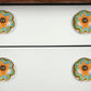 Set of Twelve Green And White Floral Ceramic Drawer Pull Knobs