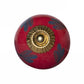 Set of Twelve Blue And Red Floral Ceramic Drawer Pull Knobs