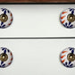Set of Twelve Blue And White Floral Ceramic Drawer Pull Knobs