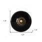 Set of Twelve Black And Gold Ceramic Drawer Pull Knobs