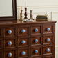 Set of Twelve Blue And White Floral Ceramic Drawer Pull Knobs