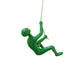 6" X 3" Green Resin Climbing Man Hanging Dimensional Sculpture