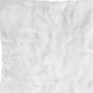 18" White Wool Throw Pillow