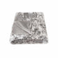50" X 60" Gray Rabbit Fur Throw Blanket