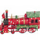 Handmade Tin Christmas Train Model